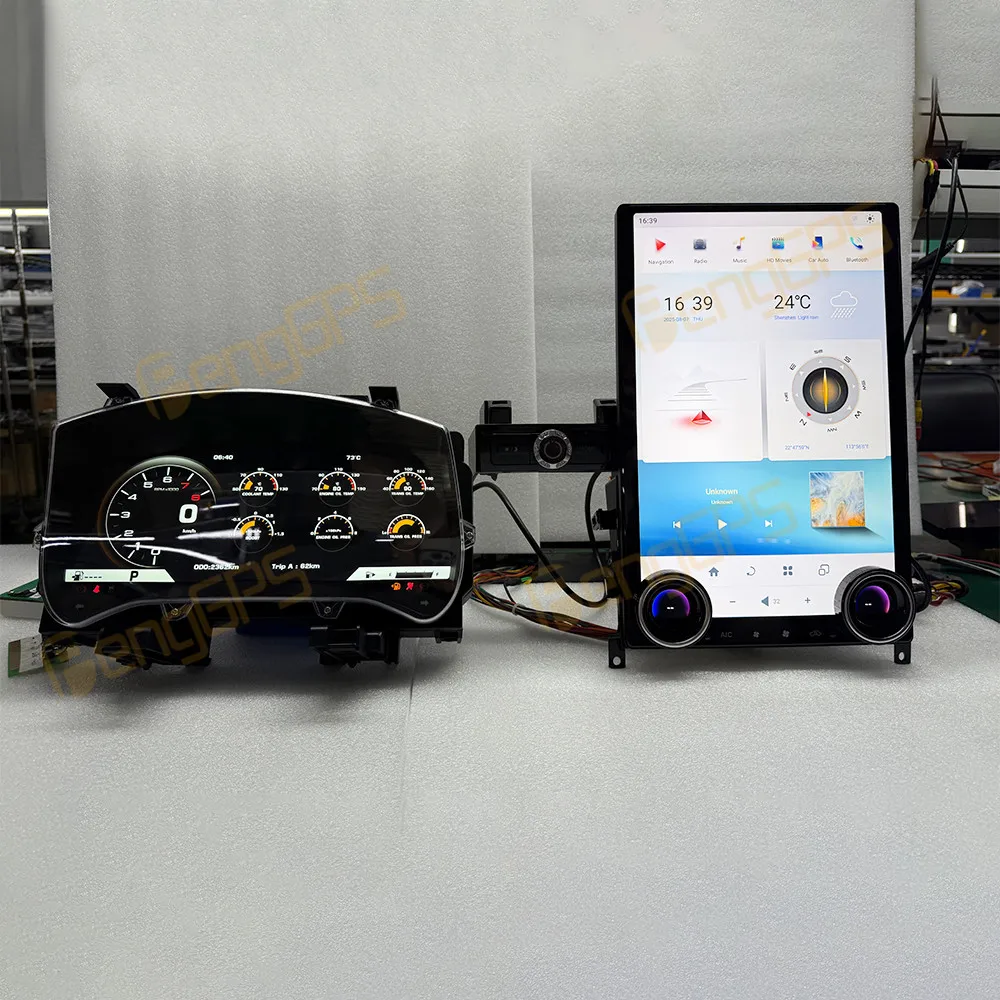 Qualcomm 14.5" Car Radio For Nissan GT-R 2007-2023 Car Virtual Cockpit Instrument Panel LCD Digital Cluster