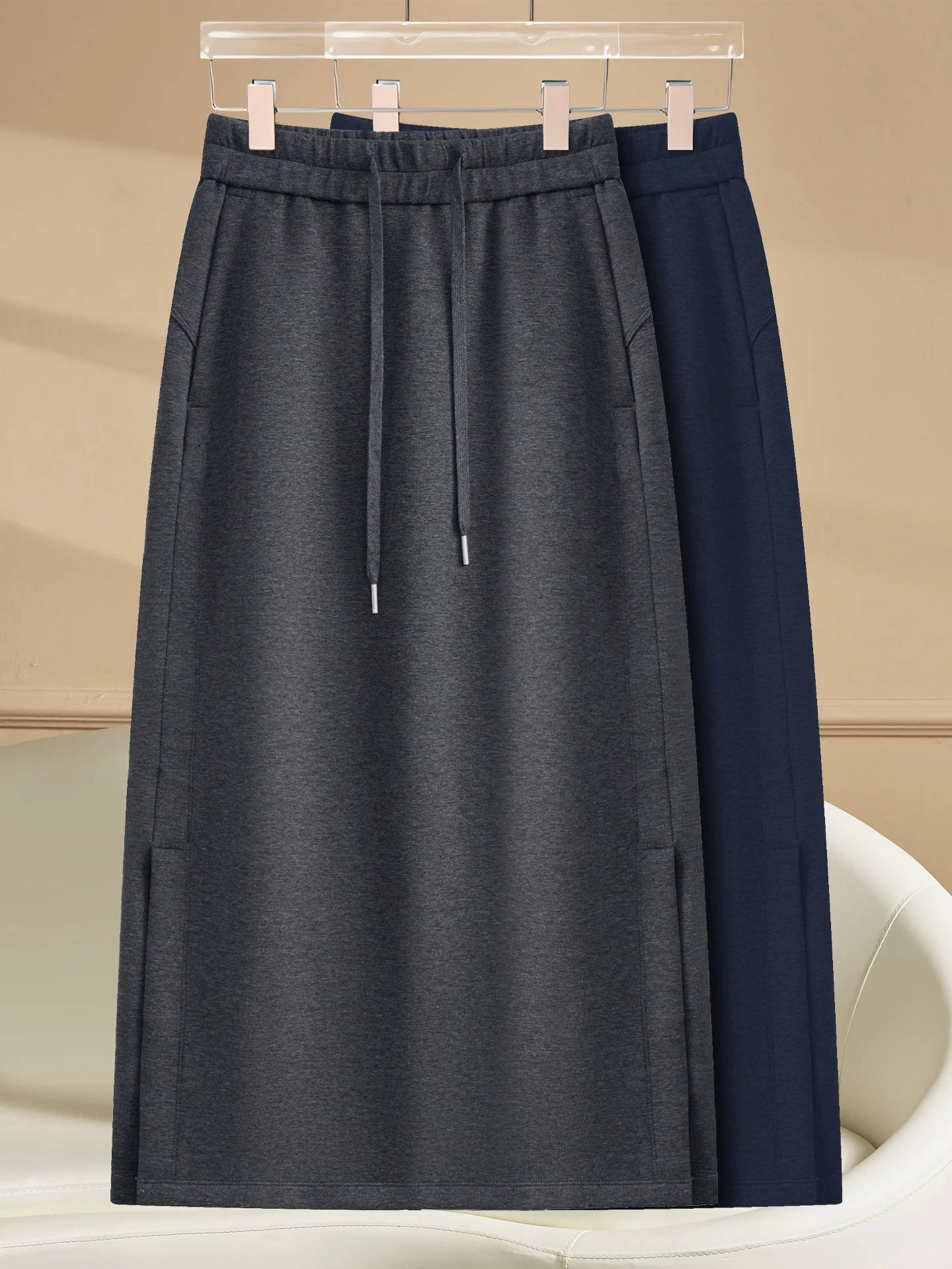 High Waist Midi Casual Skirt Women's Spring Autumn New Elastic Waist Straight Cut One Step Skirt Half Body Skirt Side Slit
High Waist Midi Casual Skirt Women's Spring Autumn New Elastic Waist Straight Cut One Step Skirt Half Body Skirt Side Slit