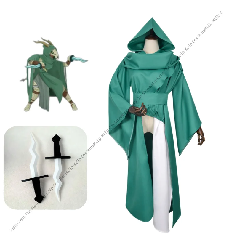 The Silent Cosplay Slay the Spire2 Cosplay Costumes Huntress Rogue Outfit with Hooded Cloak STS2 Game Shiv Props Halloween
The Silent Cosplay Slay the Spire2 Cosplay Costumes Huntress Rogue Outfit with Hooded Cloak STS2 Game Shiv Props Halloween