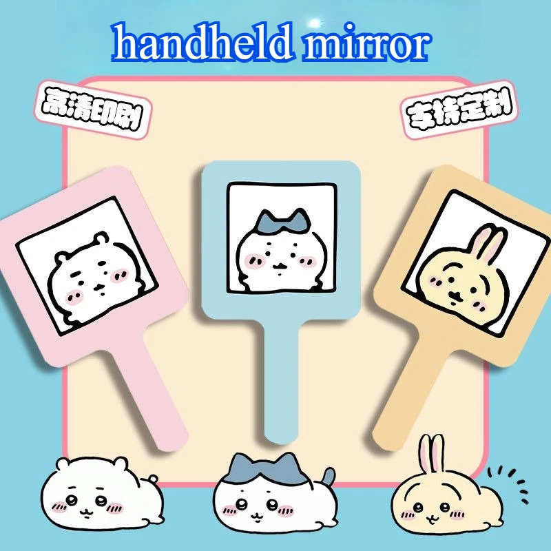 Kawaii Portable Hand Mirror Cute Cartoon Usagi Hachiware Chii Handheld Cosmetic Mirror Mini Compact Makeup Mirror Gift for Girls
Kawaii Portable Hand Mirror Cute Cartoon Usagi Hachiware Chii Handheld Cosmetic Mirror Mini Compact Makeup Mirror Gift for Girls