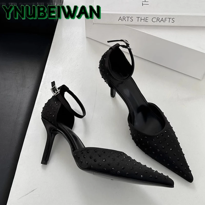 Crystal Pointed Toe High Heels Women Sandals Sexy New Summer Shoes 2025 Luxury Dress Party Woman Slippers Trend Pumps Zapatos
Crystal Pointed Toe High Heels Women Sandals Sexy New Summer Shoes 2025 Luxury Dress Party Woman Slippers Trend Pumps Zapatos