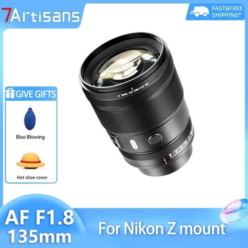 7artisans 135mm F1.8 MAX Full Frame STM Auto Focus Large Aperture Portrait Prime Lens for Sony E Nikon Z Mount Mirrorless Camera
7artisans 135mm F1.8 MAX Full Frame STM Auto Focus Large Aperture Portrait Prime Lens for Sony E Nikon Z Mount Mirrorless Camera