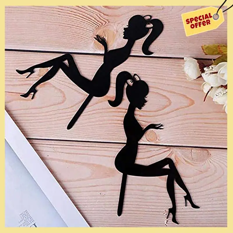 -BABQ 60PCS High Heels Woman Silhouette Pattern Girl Birthday Cake Decoration Cake Topper(Black)
-BABQ 60PCS High Heels Woman Silhouette Pattern Girl Birthday Cake Decoration Cake Topper(Black)