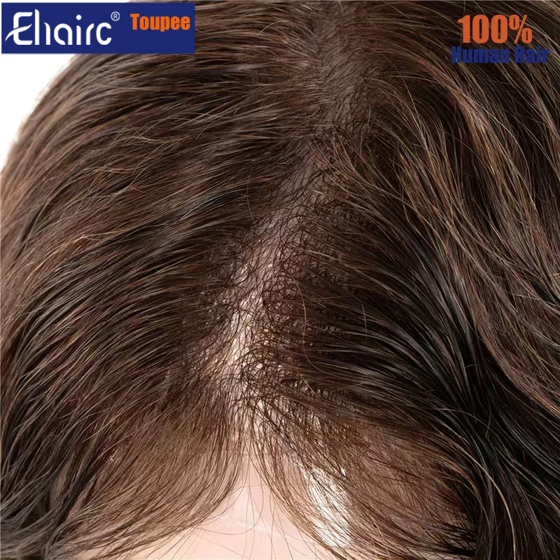 Toupee For Men 0.02-0.03MM Ultra-Thin Microskin Male Hair Prosthesis Premier Toupee for Men Men's Wig 100% Human Hair System
Toupee For Men 0.02-0.03MM Ultra-Thin Microskin Male Hair Prosthesis Premier Toupee for Men Men's Wig 100% Human Hair System