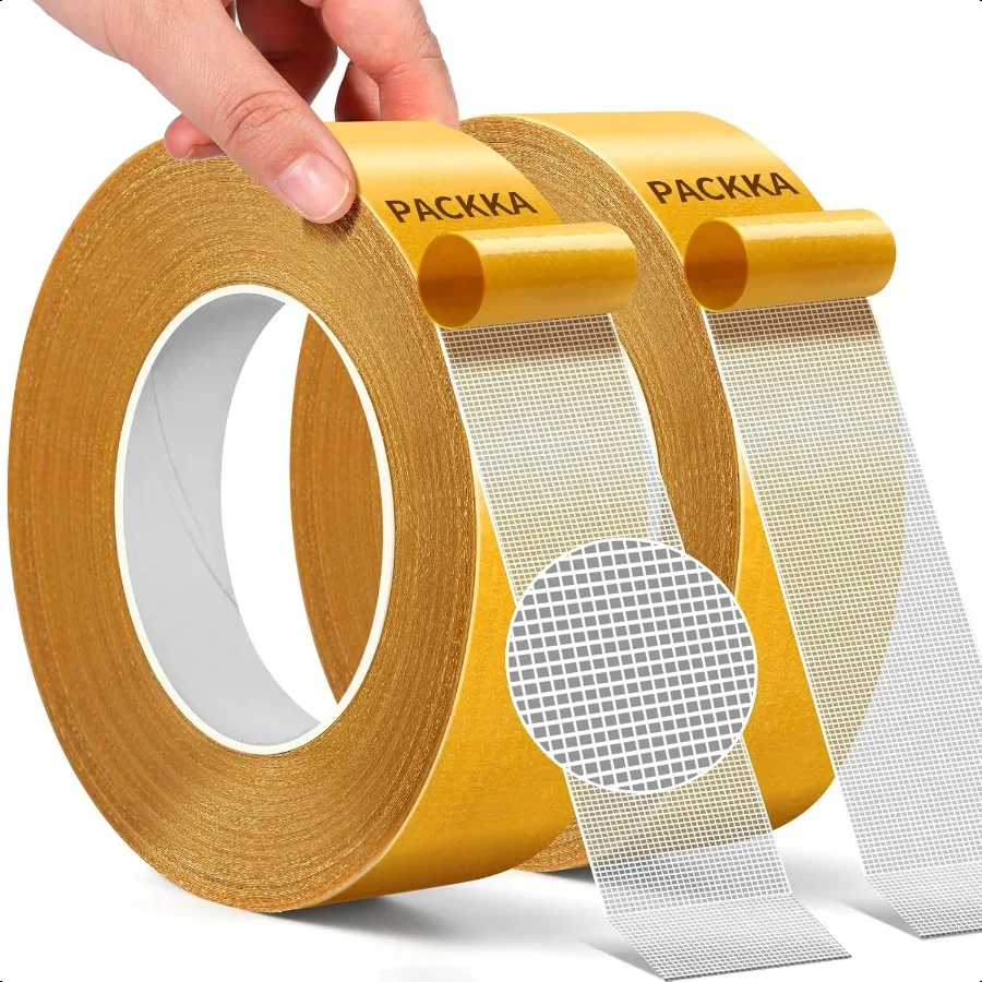 Double Sided Fabric Tape Heavy Duty Mounting Tape 2 Packs Double Stick Carpet Tape Two Sided Tape Rug Tape Gripper Clear Tape f 
Double Sided Fabric Tape Heavy Duty Mounting Tape 2 Packs Double Stick Carpet Tape Two Sided Tape Rug Tape Gripper Clear Tape f