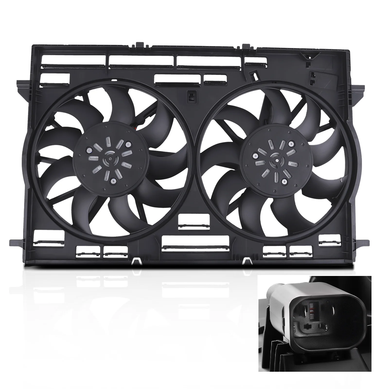 Radiator Cooling Fan Assembly for Porsche Cayenne 18-2023 PAB959455C PAB95945550
Radiator Cooling Fan Assembly for Porsche Cayenne 18-2023 PAB959455C PAB95945550