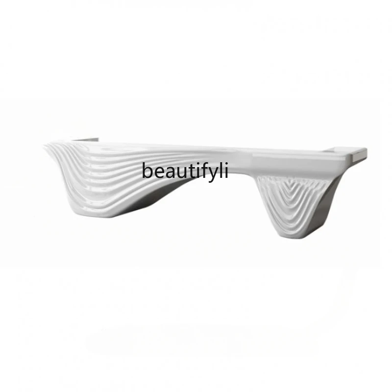 Modern FRP Fashion Company Hotel Welcome Front Desk Beauty Salon Special-Shaped Consultation Reception Bar
Modern FRP Fashion Company Hotel Welcome Front Desk Beauty Salon Special-Shaped Consultation Reception Bar