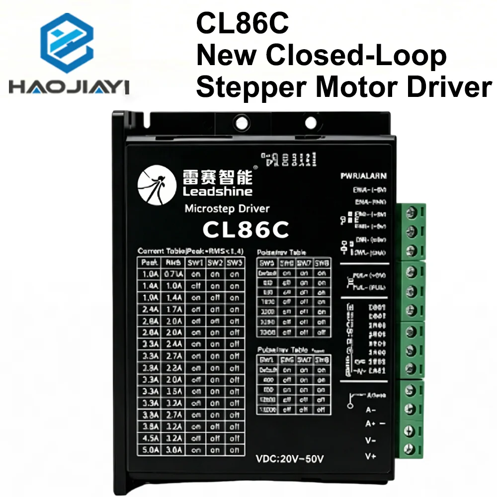 CL86C New Closed-Loop Stepper Motor Driver 5-24V Pulse for High Precision CNC Laser Engraving Cutting Machine
CL86C New Closed-Loop Stepper Motor Driver 5-24V Pulse for High Precision CNC Laser Engraving Cutting Machine