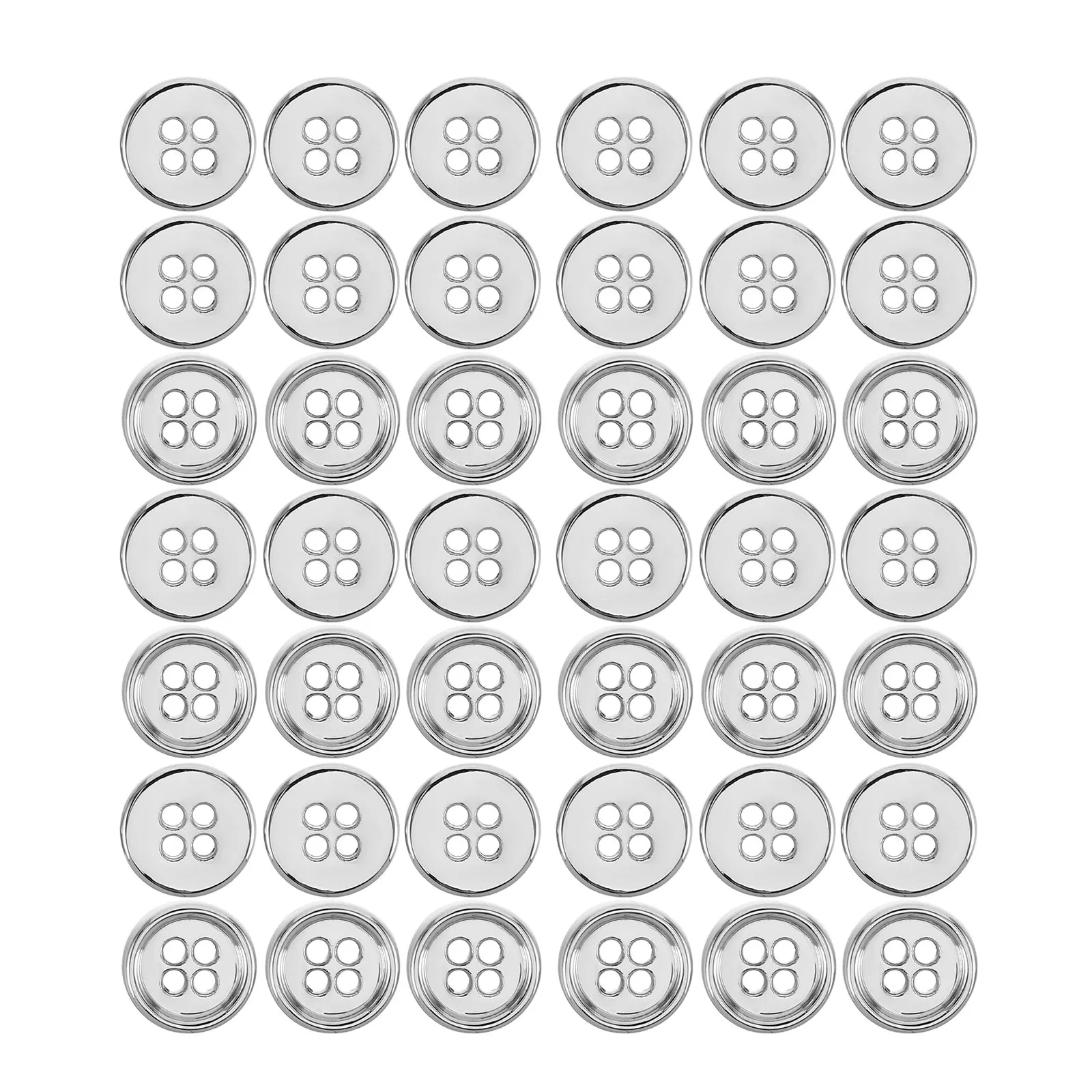 100Pcs Round Zinc Alloy Buttons Metal Sewing Four Holes Button for Shirt Coat Blazer Suit Clothing Accessories
100Pcs Round Zinc Alloy Buttons Metal Sewing Four Holes Button for Shirt Coat Blazer Suit Clothing Accessories