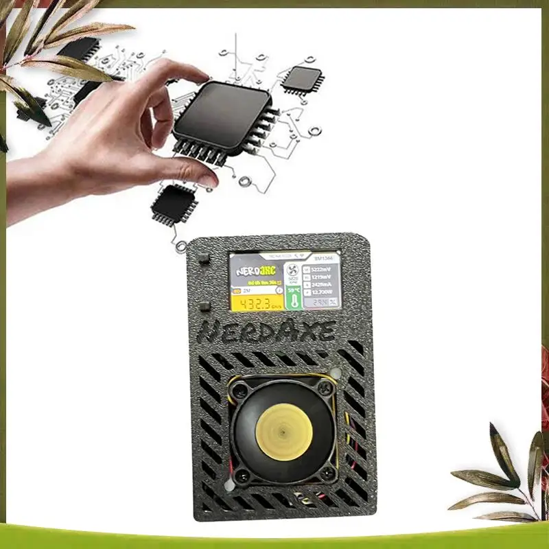 New-Nerdaxe Miner Nerdminer 500Gh/S S19XP BM1366 ASIC Bitcoin Micro Miner Лотерейный майнер с дисплеем Британская вилка
New-Nerdaxe Miner Nerdminer 500Gh/S S19XP BM1366 ASIC Bitcoin Micro Miner Лотерейный майнер с дисплеем Британская вилка