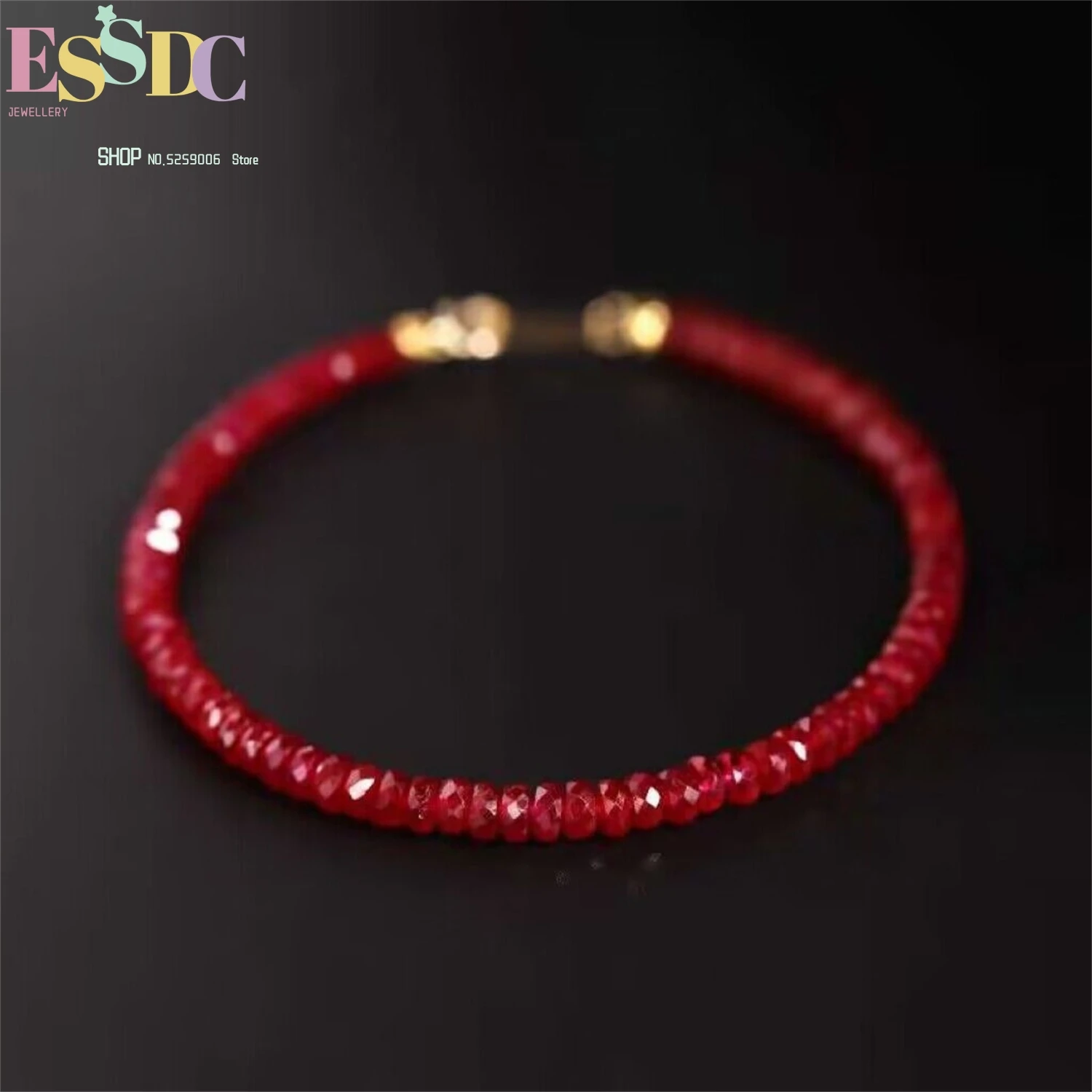 Red Ruby Bracelet for Women Pigeon Blood Faceted Gemstone Gold Filled Beaded Handmade Adjustable Cord Jewelry Gift Fashion Elega
Red Ruby Bracelet for Women Pigeon Blood Faceted Gemstone Gold Filled Beaded Handmade Adjustable Cord Jewelry Gift Fashion Elega