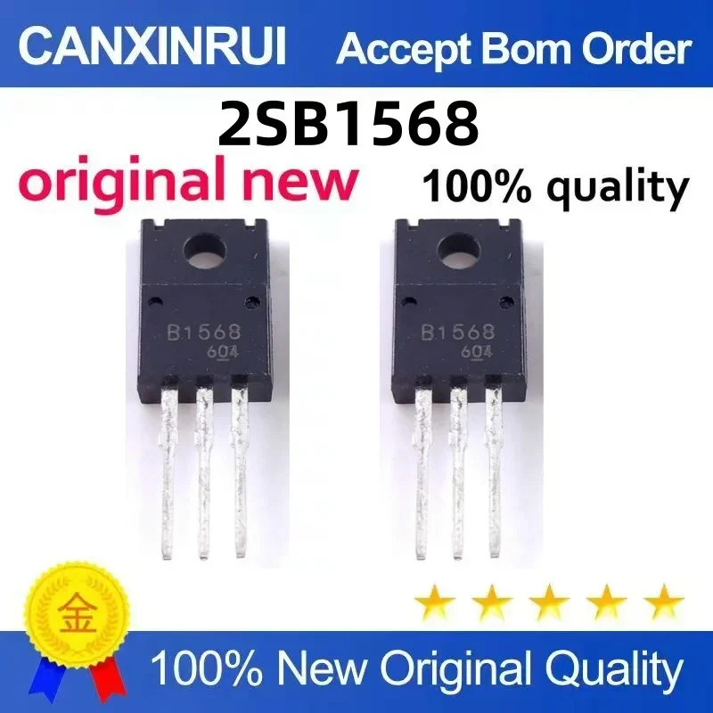 (5-100 pieces) Brand new B1568 2SB1568 transistor Darlington transistor TO-220F
(5-100 pieces) Brand new B1568 2SB1568 transistor Darlington transistor TO-220F
