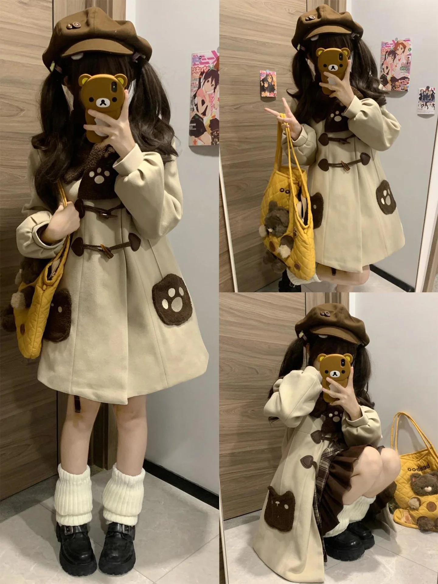 Утепленное зимнее шерстяное пальто с воротником-стойкой для женщин, осенне-зимняя верхняя одежда, милое школьное пальто на пуговицах маленького размера
Утепленное зимнее шерстяное пальто с воротником-стойкой для женщин, осенне-зимняя верхняя одежда, милое школьное пальто на пуговицах маленького размера