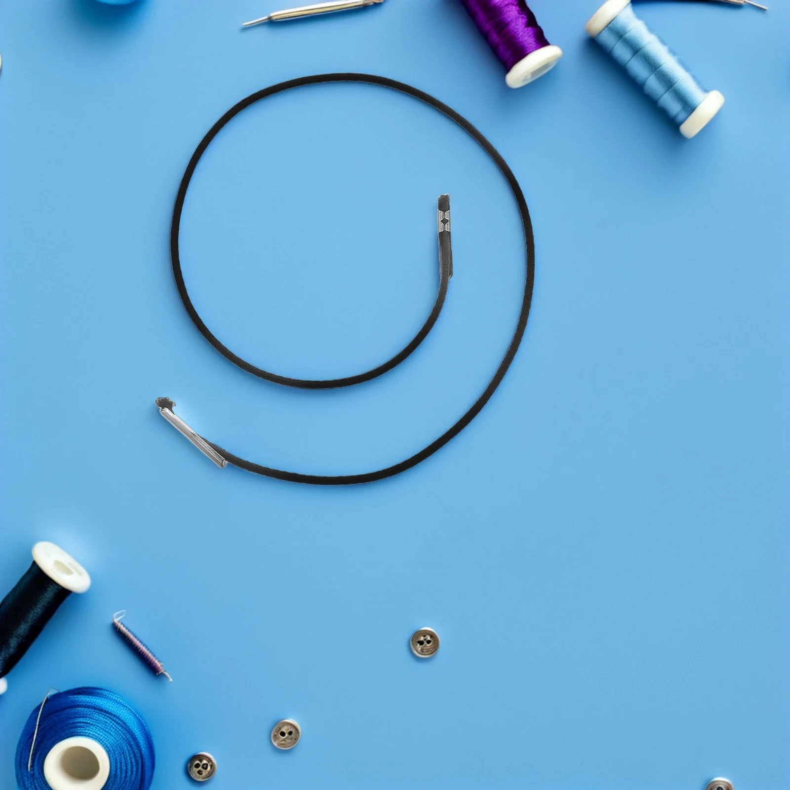 150Pcs Elastic String with Metal Barb Adjustable Stretch Rope DIY Mask Making Hat Chin Strap Cord Elastic String for Masks
150Pcs Elastic String with Metal Barb Adjustable Stretch Rope DIY Mask Making Hat Chin Strap Cord Elastic String for Masks