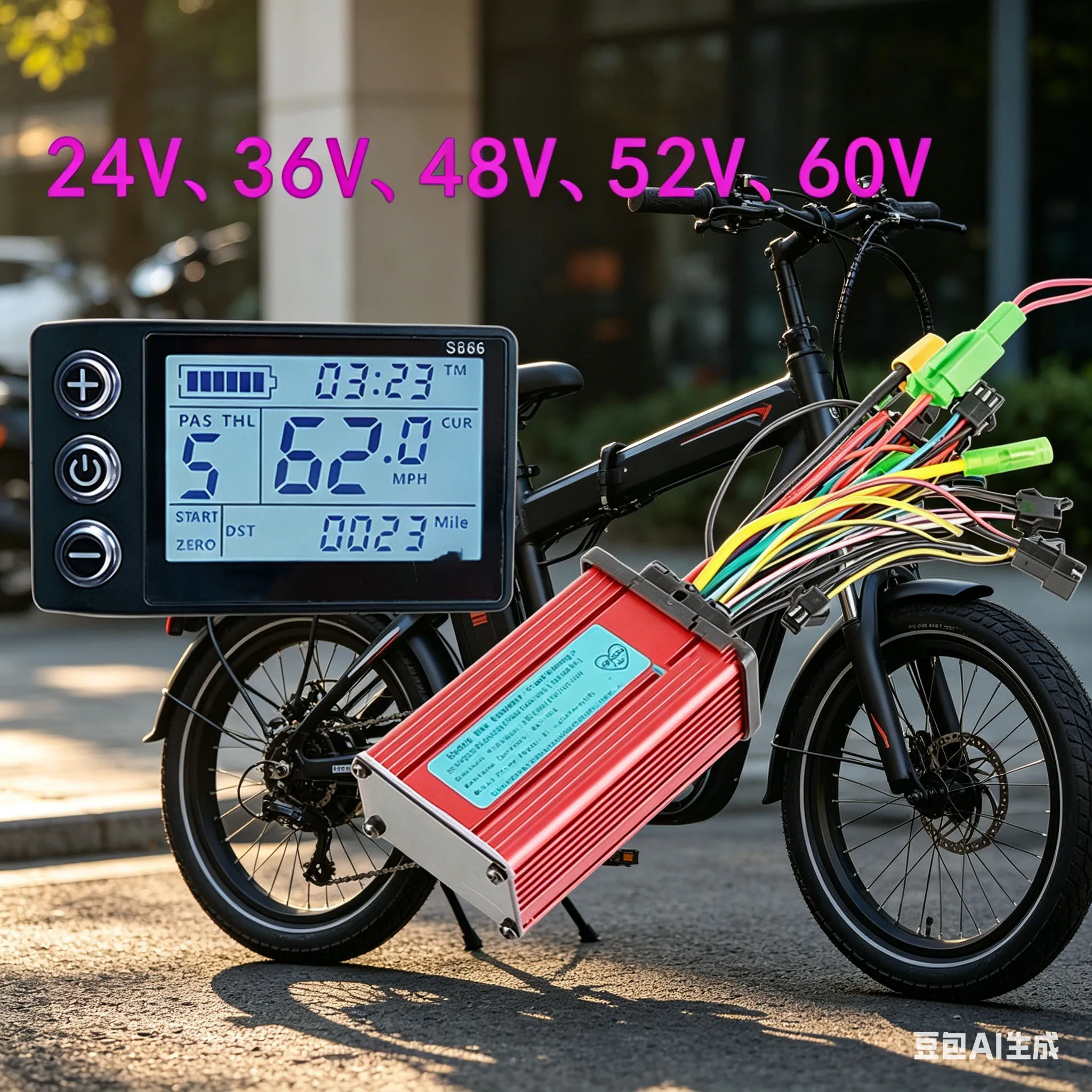 24V-60V E-Bike Brushless Controller Kit 350W/800W/1200W/1500W Electric Power Assist Controller With LCD Display E-bicycle Parts
24V-60V E-Bike Brushless Controller Kit 350W/800W/1200W/1500W Electric Power Assist Controller With LCD Display E-bicycle Parts