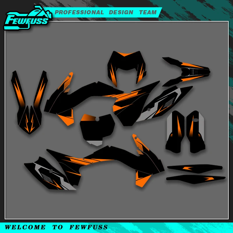 Fewfuss For KTM 125 250 300 350 450 500 SX SXF 2013-2015 EXC EXCF XCW XCF 2014-2016 Custom Graphics Decals Stickers Kit
Fewfuss For KTM 125 250 300 350 450 500 SX SXF 2013-2015 EXC EXCF XCW XCF 2014-2016 Custom Graphics Decals Stickers Kit