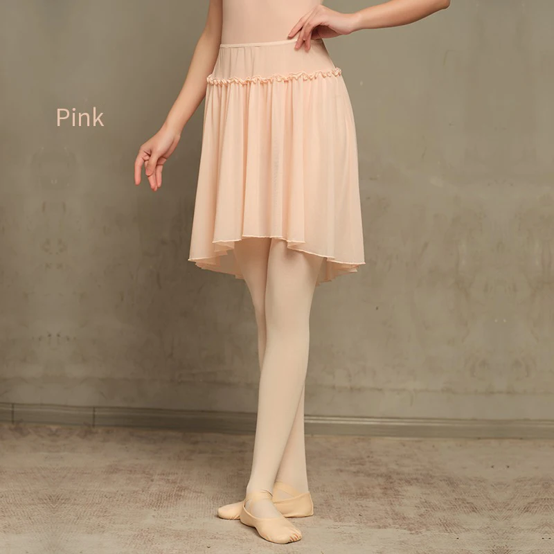 Woman Ballet Skirts Nylon Irregular Soft Mesh Skirts Pink Elastic Waist Dance Skirt Adult One Layer Translucent Long Skirt
Woman Ballet Skirts Nylon Irregular Soft Mesh Skirts Pink Elastic Waist Dance Skirt Adult One Layer Translucent Long Skirt