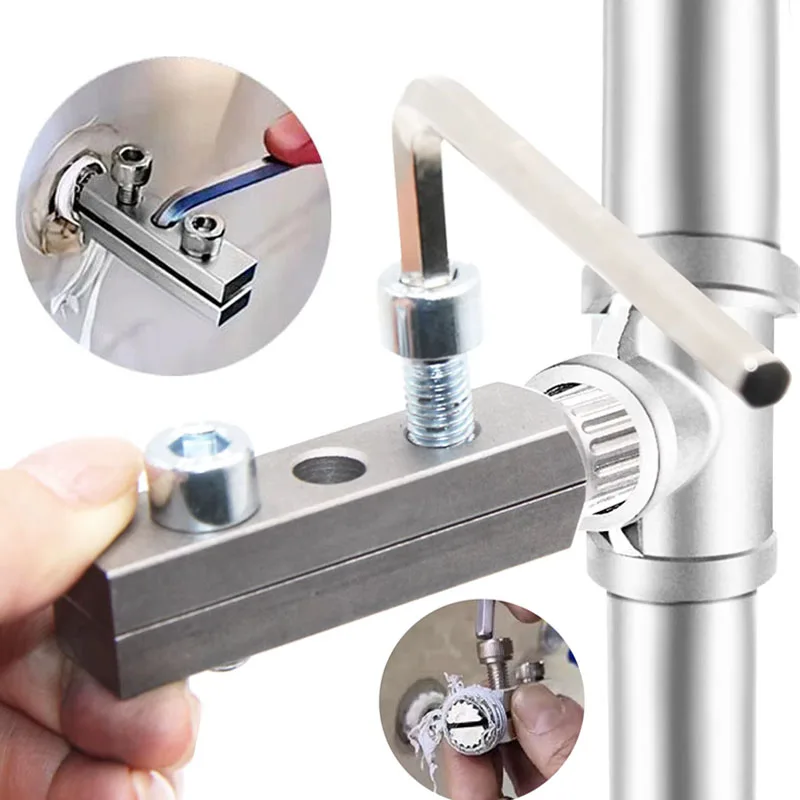 1 Set 4/6 Points Universal Faucet Angle Valve Broken Wire Extractor Tools Multifunctional Water Pipe Removal Repair Tool Kit
1 Set 4/6 Points Universal Faucet Angle Valve Broken Wire Extractor Tools Multifunctional Water Pipe Removal Repair Tool Kit