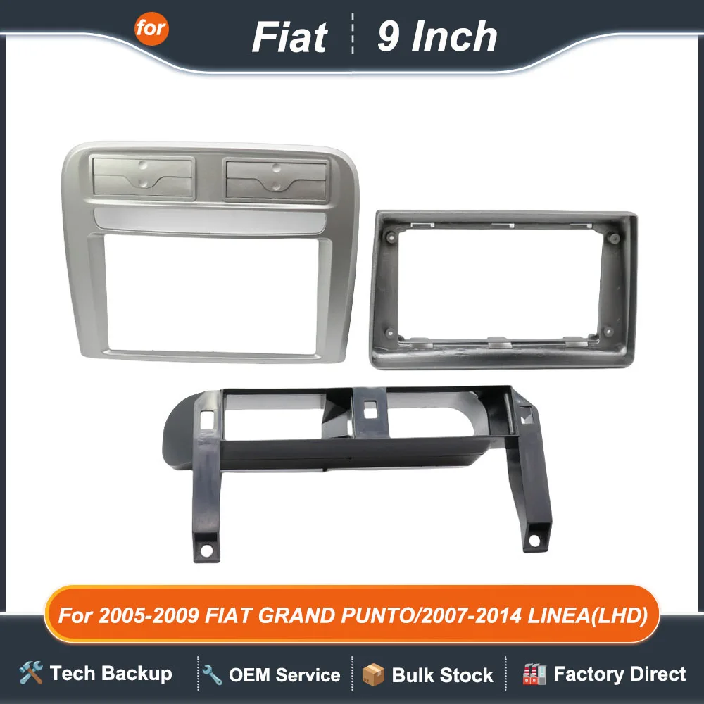 Car Frame Fascia Android Radio Dash Stereo Fitting Panel Kit For 2005-2009 FIAT GRAND PUNTO/2007-2014 LINEA(9INCH LHD)
Car Frame Fascia Android Radio Dash Stereo Fitting Panel Kit For 2005-2009 FIAT GRAND PUNTO/2007-2014 LINEA(9INCH LHD)