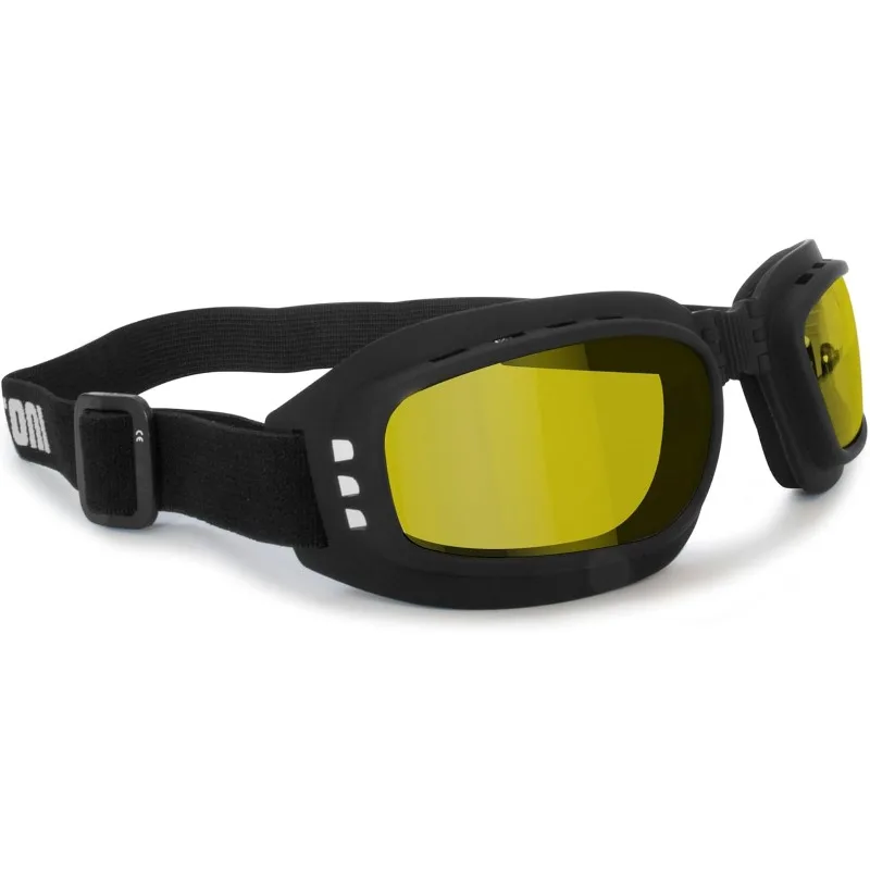 Bertoni Motorcycle Goggles Riding Padded Glasses Photochromic - Adjustable Strap - Ventilated mod. 112 Motorbike Goggles
Bertoni Motorcycle Goggles Riding Padded Glasses Photochromic - Adjustable Strap - Ventilated mod. 112 Motorbike Goggles