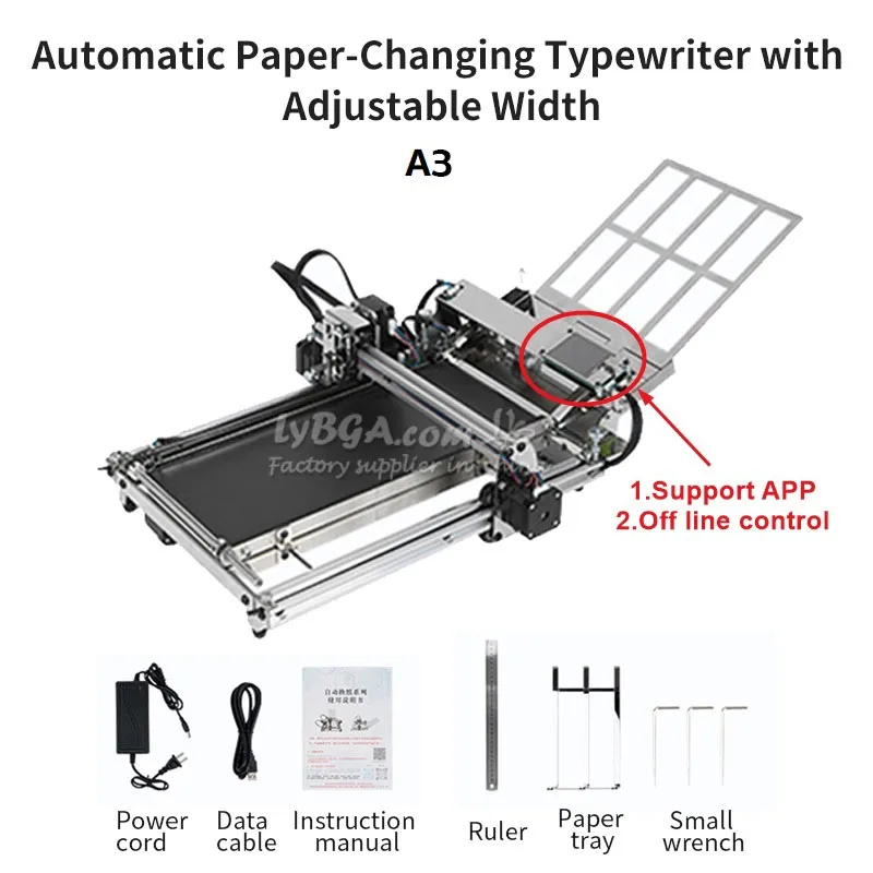 LY A3 A4 Professional Drawing Robot Machine with Auto Paper Feeding Assembled Corexy Plotter Kit Normal Version Frame for Letter
LY A3 A4 Professional Drawing Robot Machine with Auto Paper Feeding Assembled Corexy Plotter Kit Normal Version Frame for Letter