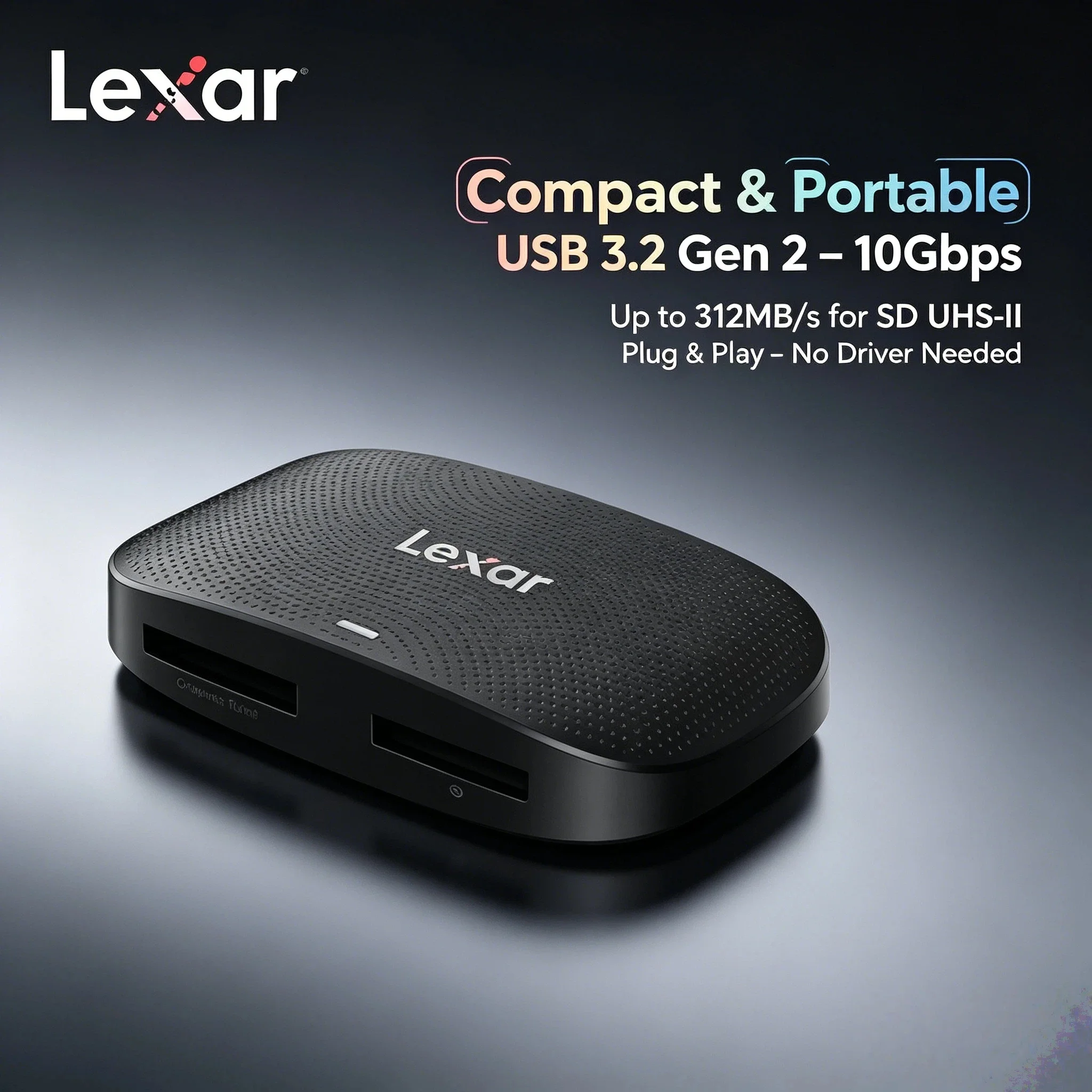 Lexar Professional CFexpress Type B and SD Card Reader USB 3.2 Gen 2 High Speed Memory Card RW520 100% Original 4K Ultra
Lexar Professional CFexpress Type B and SD Card Reader USB 3.2 Gen 2 High Speed Memory Card RW520 100% Original 4K Ultra