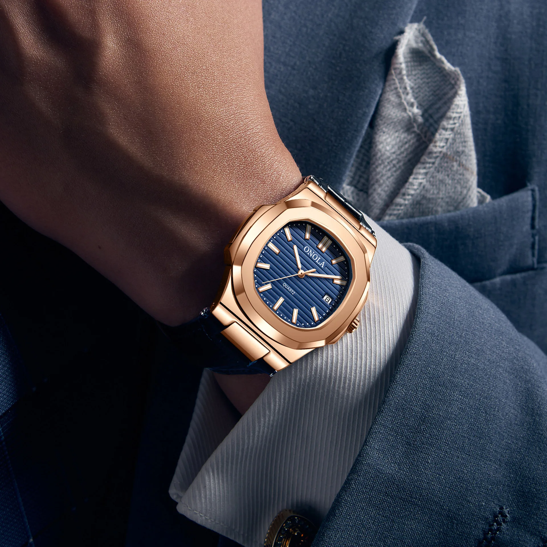 Fashion Casual Business Men's Watch Classic Design Luminous Waterproof Quartz Watch Cowhide Strap automatic watches for men
Fashion Casual Business Men's Watch Classic Design Luminous Waterproof Quartz Watch Cowhide Strap automatic watches for men