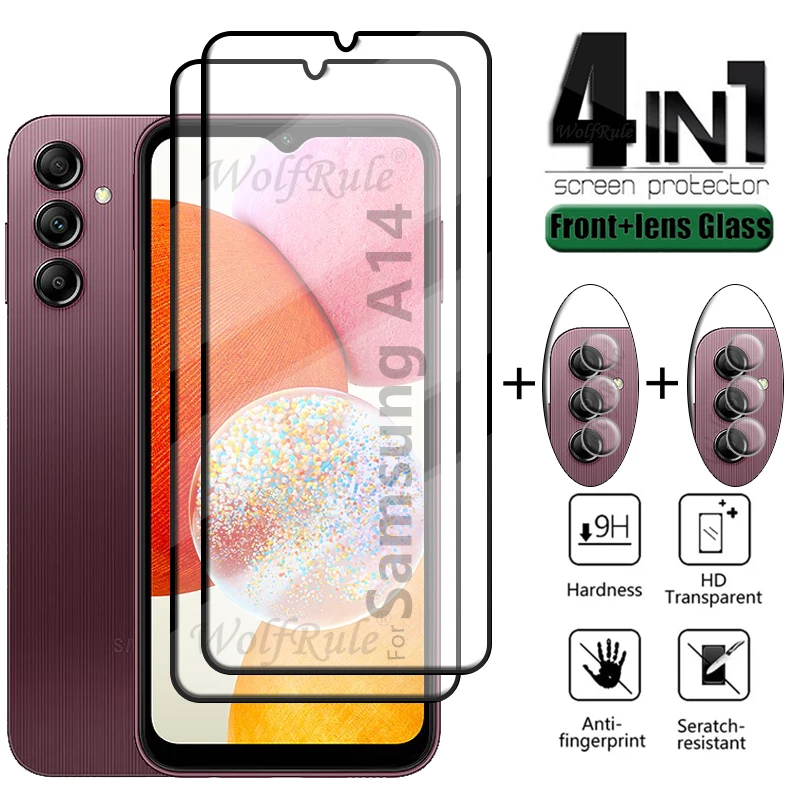 4 в 1, Защитное стекло для Samsung Galaxy A14, A04, A04E, A23, A04S, A13
4 в 1, Защитное стекло для Samsung Galaxy A14, A04, A04E, A23, A04S, A13