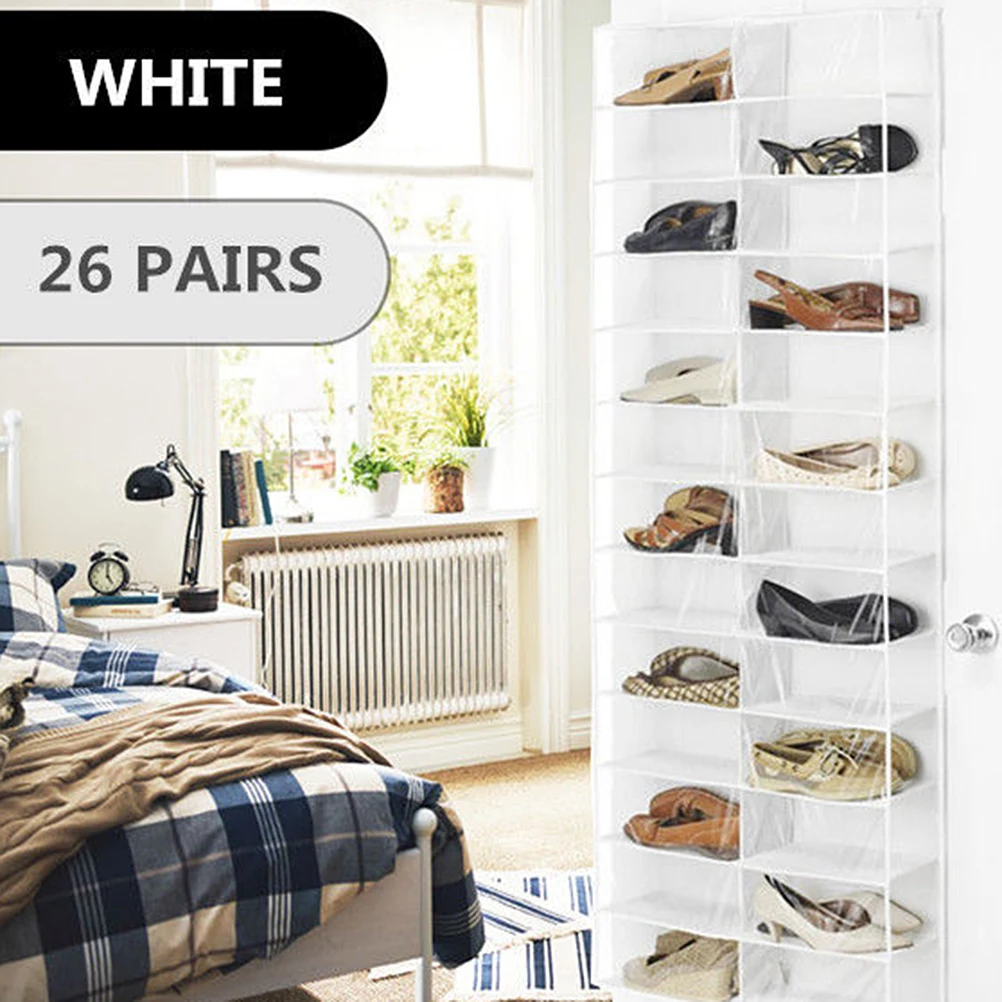 2PCS Over Hangers Shoe ganizer Storage Closet 26 Pockets Large Shoe Storage Capacity Space Saving Bedroom Dorm
2PCS Over Hangers Shoe ganizer Storage Closet 26 Pockets Large Shoe Storage Capacity Space Saving Bedroom Dorm