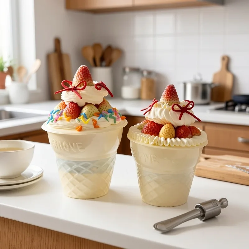 30sets Ice Cream Cake Cups Ice Cream Containers Thickened Cake Boxes for Cakes Mousses Large Cones and Desserts Disposable Party
30sets Ice Cream Cake Cups Ice Cream Containers Thickened Cake Boxes for Cakes Mousses Large Cones and Desserts Disposable Party