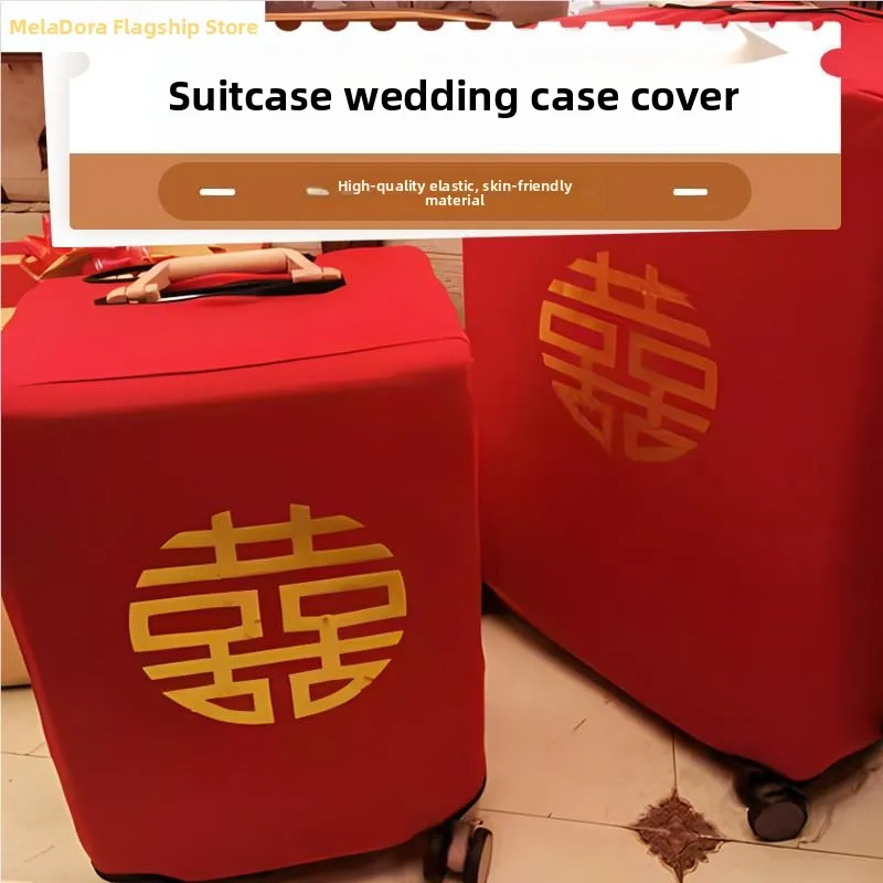 Red Wedding Trunk Protective Cover Travel Luggage Outer Dustproof Password Box Leather Suitcase Protection Cover
Red Wedding Trunk Protective Cover Travel Luggage Outer Dustproof Password Box Leather Suitcase Protection Cover
