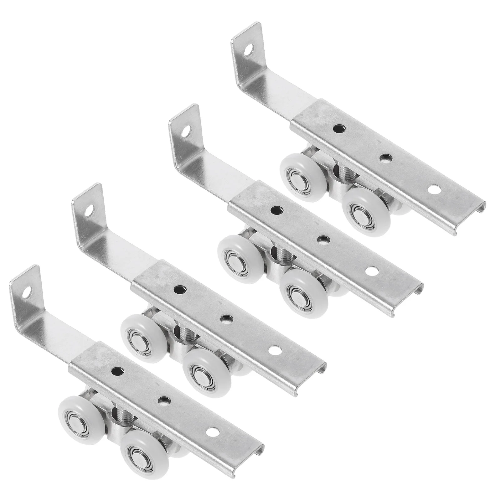 2Sets Sturdy Sliding Door Hardware Stainless Steel Silent Pulley Wheels for Kitchen Bathroom Wardrobe Closet Rolling Track
2Sets Sturdy Sliding Door Hardware Stainless Steel Silent Pulley Wheels for Kitchen Bathroom Wardrobe Closet Rolling Track