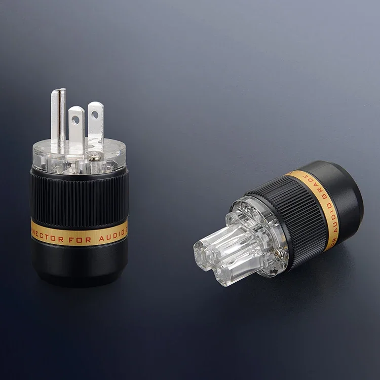 Pair Viborg VM511R+VF511R Transparent pure copper rhodium Plated US Power cord American Japan Hifi audio Power cable
Pair Viborg VM511R+VF511R Transparent pure copper rhodium Plated US Power cord American Japan Hifi audio Power cable