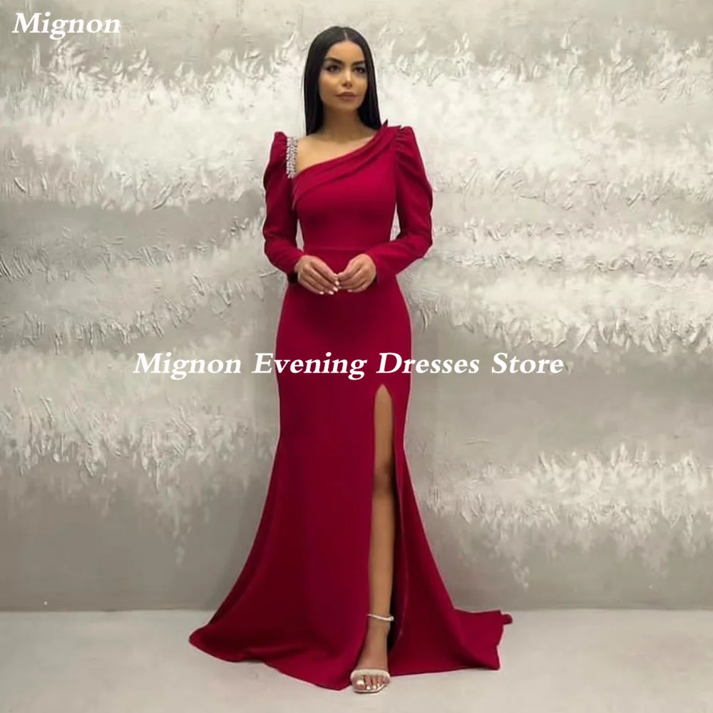 Mignon Satin Mermaid One-shoulder Prom Gown Sequins Evening Cap Straps Floor-Length Formal Elegant Party Dresses for Women 2023
Mignon Satin Mermaid One-shoulder Prom Gown Sequins Evening Cap Straps Floor-Length Formal Elegant Party Dresses for Women 2023