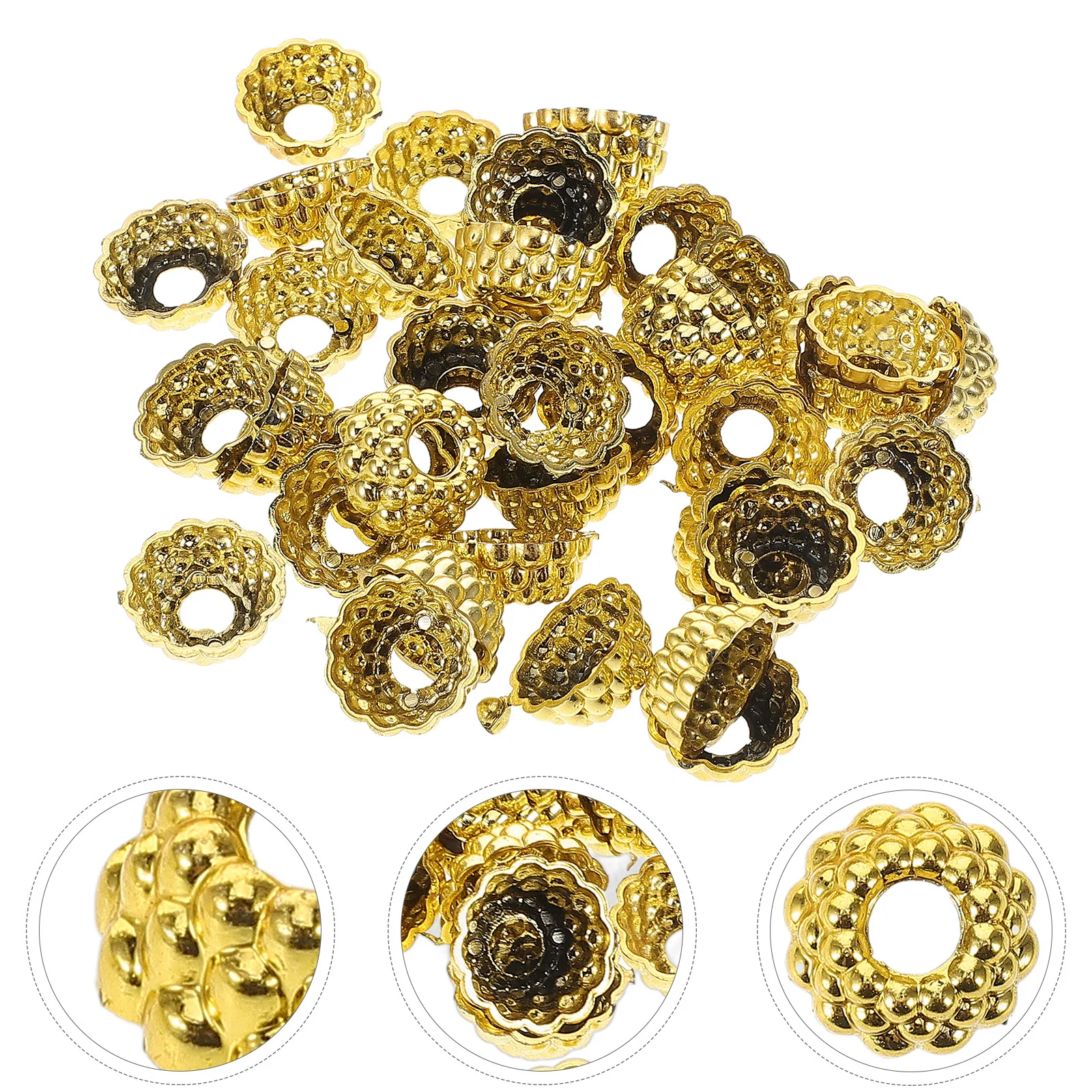 100pcs Christmas Ball Hat Accessories Golden Round Ornament Cap Diy Decorations Plastic Xmas Tree Bauble Caps Holiday Ornament
100pcs Christmas Ball Hat Accessories Golden Round Ornament Cap Diy Decorations Plastic Xmas Tree Bauble Caps Holiday Ornament