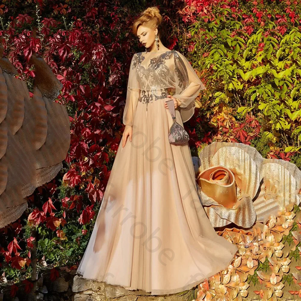 Customized Two Pieces Sequin Evening Dresses Boat Neck Tulle Long Sleeve A Line Formal Prom Gowns Floor Length Robes De Soirée
Customized Two Pieces Sequin Evening Dresses Boat Neck Tulle Long Sleeve A Line Formal Prom Gowns Floor Length Robes De Soirée
