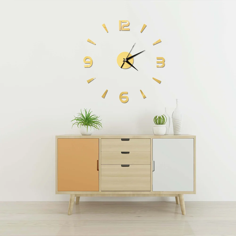 Acrylic Wall Clock 3D Diy Frameless Modern Clock For Home Living Room Bedroom Decor Arabic Numeral Gold Lightweight
Acrylic Wall Clock 3D Diy Frameless Modern Clock For Home Living Room Bedroom Decor Arabic Numeral Gold Lightweight