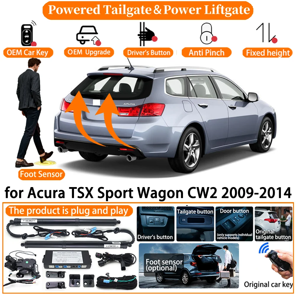 Powered Tailgate for Acura TSX Sport Wagon CW2 2009-2014 Automatic Electric Power Tailgate Tail Gate Lift Rear Trunk Opener kit
Powered Tailgate for Acura TSX Sport Wagon CW2 2009-2014 Automatic Electric Power Tailgate Tail Gate Lift Rear Trunk Opener kit