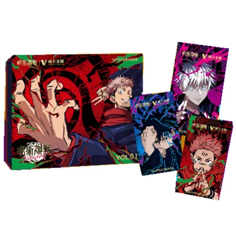 Original Jujutsu Kaisen VOl.1 Yuji Itadori Fushiguro Megumi Gojo Satoru Anime Character Peripheral Collection Card Toy Gift
Original Jujutsu Kaisen VOl.1 Yuji Itadori Fushiguro Megumi Gojo Satoru Anime Character Peripheral Collection Card Toy Gift