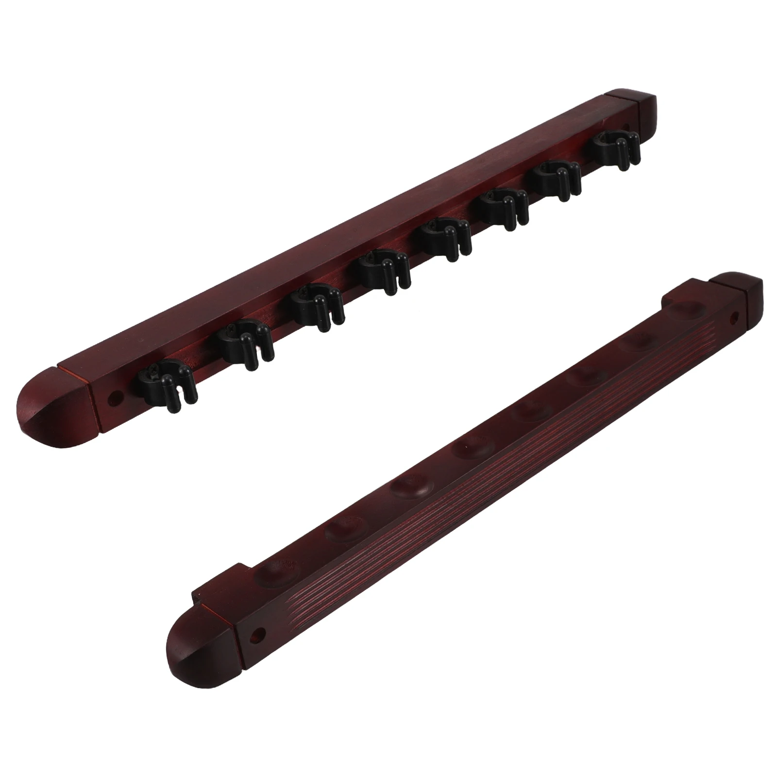 1 set 8 Hole Billiard Cue Rack Solid Wood Pool Stick Holder Wall Mount Bracket Storage Display Stand Equipment Accessories 
1 set 8 Hole Billiard Cue Rack Solid Wood Pool Stick Holder Wall Mount Bracket Storage Display Stand Equipment Accessories
