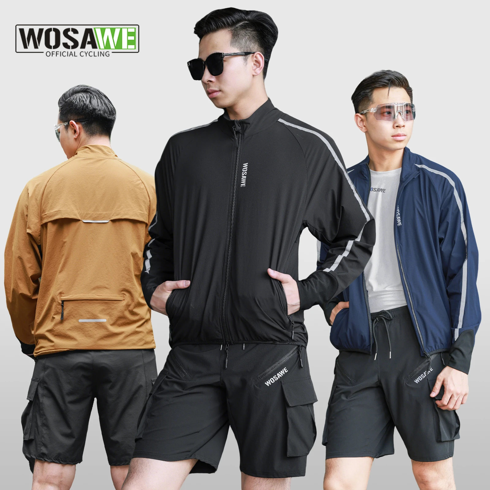 WOSAWE летняя велосипедная ветровка, куртка с длинными рукавами, светоотражающая складная мужская и женская ветрозащитная куртка для горного велосипеда, дорожного велосипеда
WOSAWE летняя велосипедная ветровка, куртка с длинными рукавами, светоотражающая складная мужская и женская ветрозащитная куртка для горного велосипеда, дорожного велосипеда