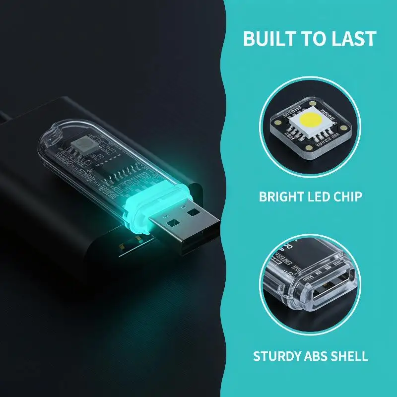 USB voice controlled LED night light/bedside sleep light AI voice control