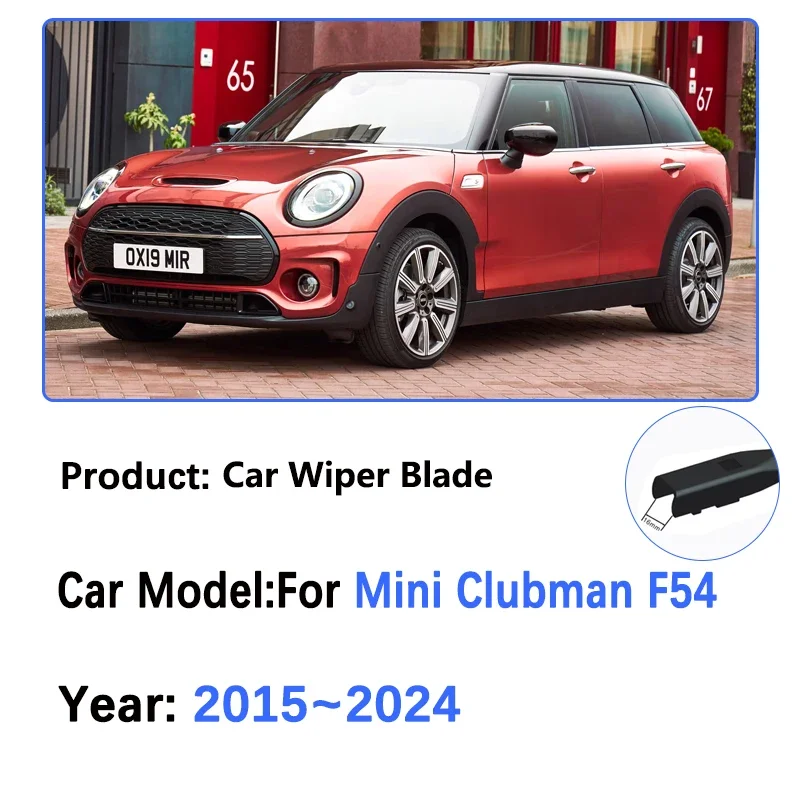 For Mini Clubman F54 2015~2020 2021 2022 2023 2024 MK2 Double Rubber Front Wiper Blades Window Windshield Brushe Car Accessorie
For Mini Clubman F54 2015~2020 2021 2022 2023 2024 MK2 Double Rubber Front Wiper Blades Window Windshield Brushe Car Accessorie