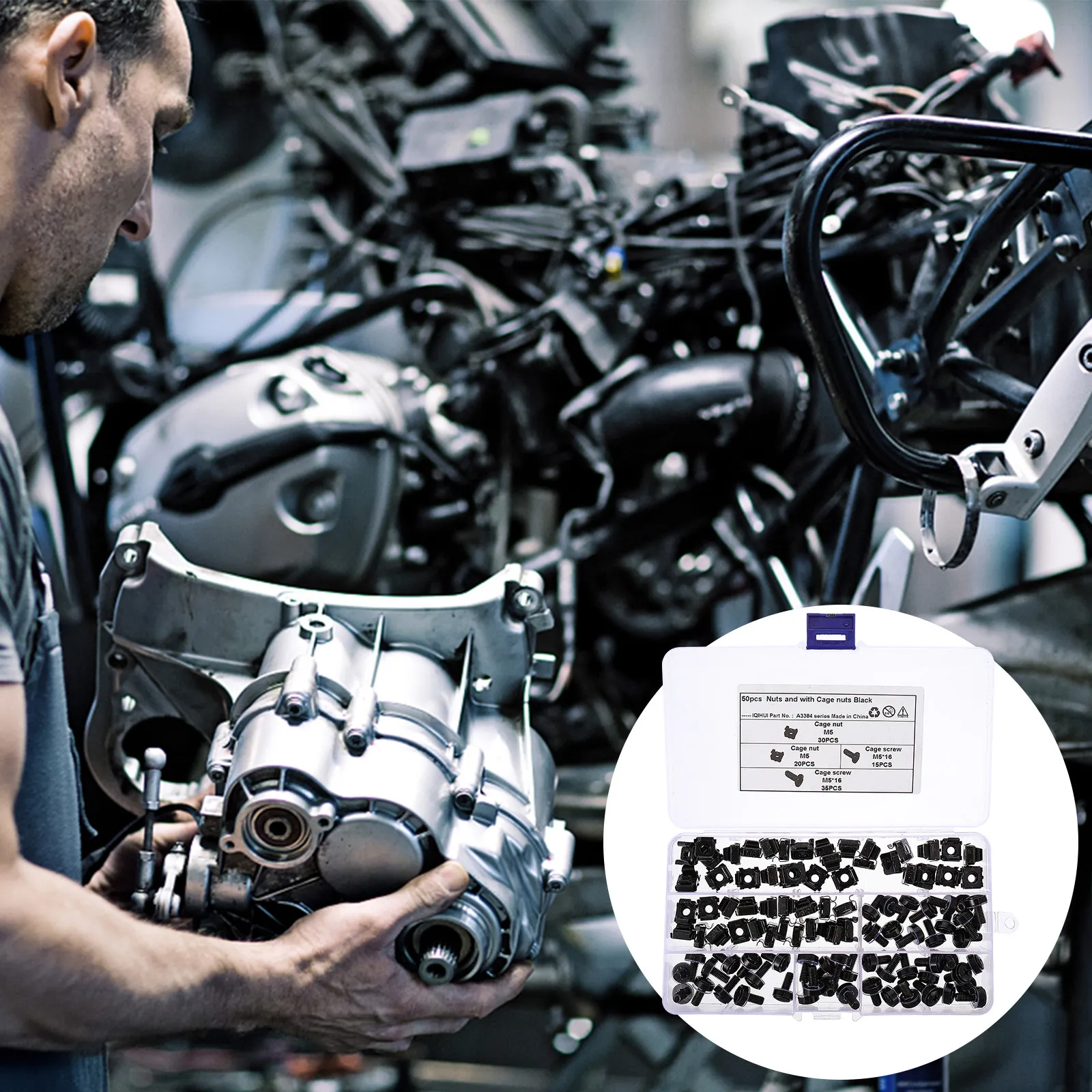 Набор из 100 саморезов-гайок типа B с U-образными клипсами для крепления, нержавеющие, для ремонта кузова автомобиля и бампера
Набор из 100 саморезов-гайок типа B с U-образными клипсами для крепления, нержавеющие, для ремонта кузова автомобиля и бампера