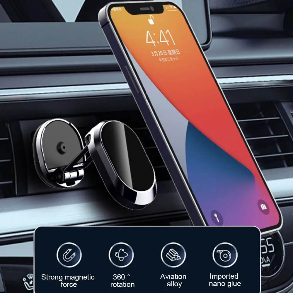 Magnetic Car Phone Holder Magnet Phone Bracket Foldable Dashboard Stand 360-degree Rotatable Navigation Holder Car Accessories
Magnetic Car Phone Holder Magnet Phone Bracket Foldable Dashboard Stand 360-degree Rotatable Navigation Holder Car Accessories