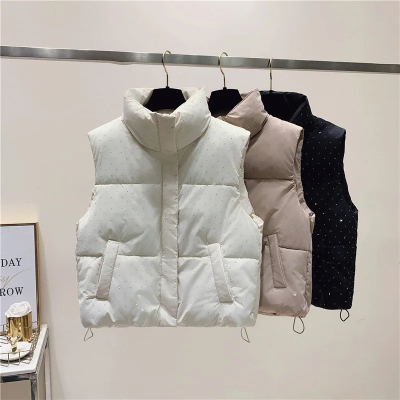Winter New Zipper Vest Female Short Joker Cotton Vest Coat Vest Vest Vest Comfortable Soft Pocket Warm Solid Color Simple Coat
Winter New Zipper Vest Female Short Joker Cotton Vest Coat Vest Vest Vest Comfortable Soft Pocket Warm Solid Color Simple Coat