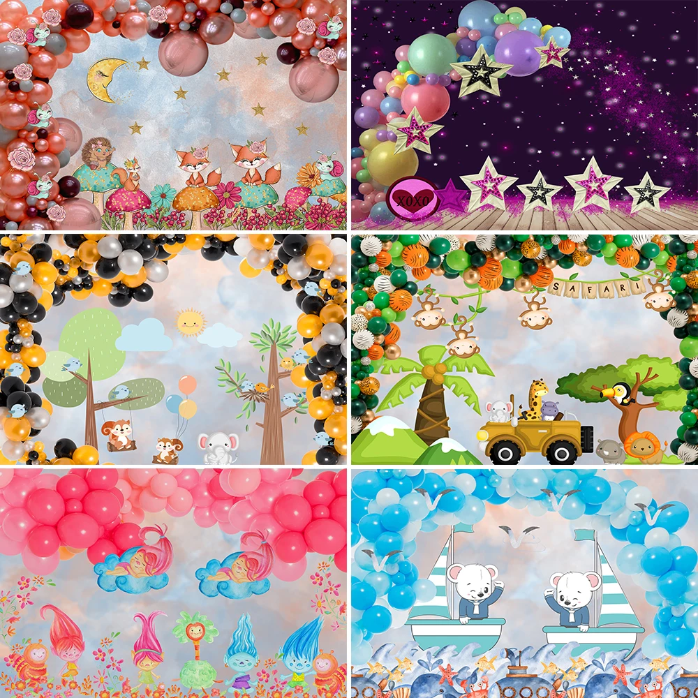 Bonvvie Photography Background Watercolor Animal Balloon Child Baby 1st Birthday Cake Smash Decoration Backdrop for Photo Props
Bonvvie Photography Background Watercolor Animal Balloon Child Baby 1st Birthday Cake Smash Decoration Backdrop for Photo Props
