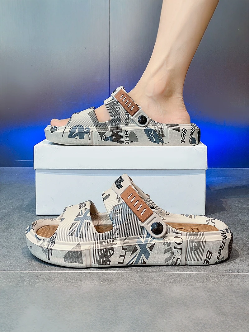 2026 New Men's Slippers Summer Outdoor Sports Anti-slip Sandals Teenagers Big Size Beach Slippers Comfortable Casual EVA
2026 New Men's Slippers Summer Outdoor Sports Anti-slip Sandals Teenagers Big Size Beach Slippers Comfortable Casual EVA