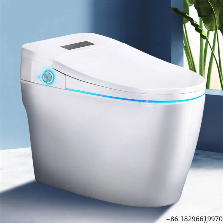 Japanese Style Luxury Ceramic Automatic Flushing Siphon High Pressure Drain Smart Automatic WC Toilet
Japanese Style Luxury Ceramic Automatic Flushing Siphon High Pressure Drain Smart Automatic WC Toilet