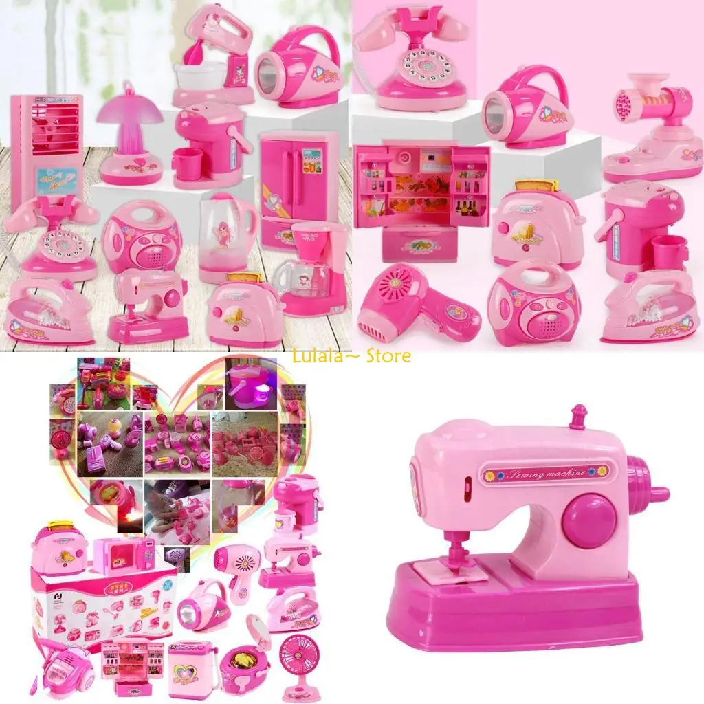 Y4QA Children Kid Boy Girl Mini Kitchen Electrical Appliance Sewing Machine Toy Set E
Y4QA Children Kid Boy Girl Mini Kitchen Electrical Appliance Sewing Machine Toy Set E